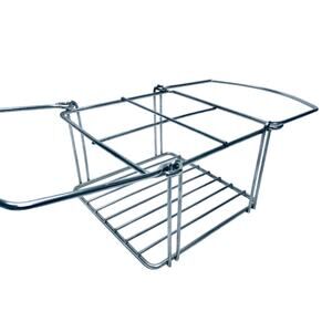 Wire Condiment Caddy with Folding Handles